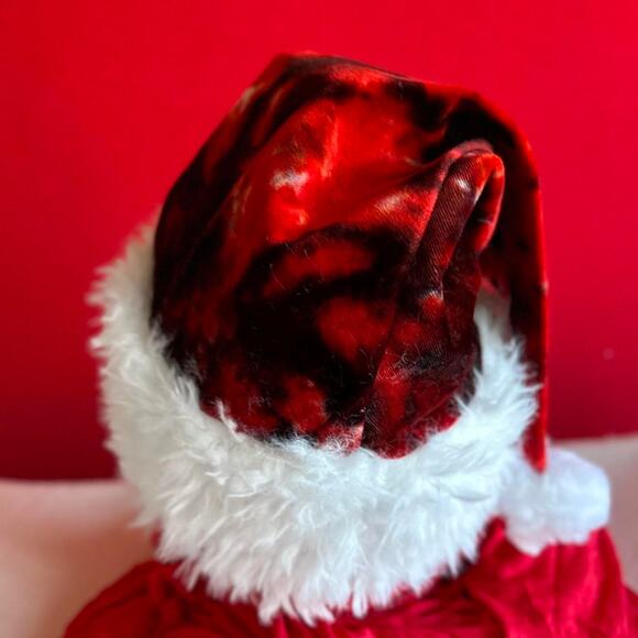 Handcrafted Tie-Dye Santa Hat - Picture 4 of 7